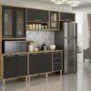Cozinha Completa Paris 4 peças – A: 2,20 L: 2,70 P: 0,52 Cores Variadas.
