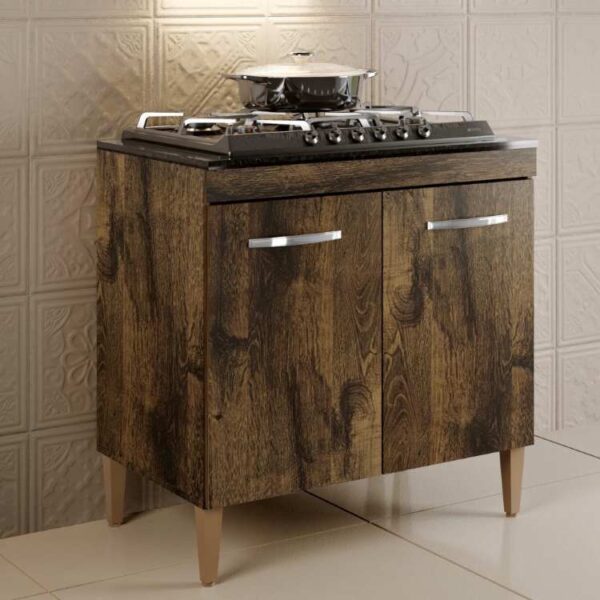Cooktop-Balcao Sevilha p/ CookTop 4 Bocas A.0,85 L.0,84 P. 0,53.