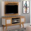Rack Detroit Com Painel América 65″ – Cinamomo/Off White