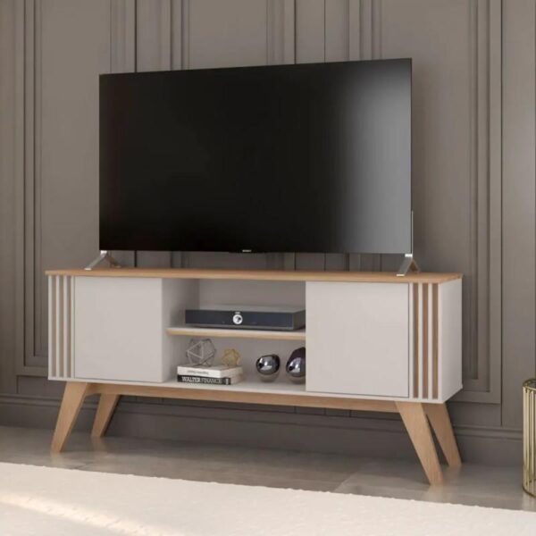 Bancada  / Vitta Frade 2PTS A. 0,68 L. 1,50 P. 0,38 TV65"Off White/Matte.
