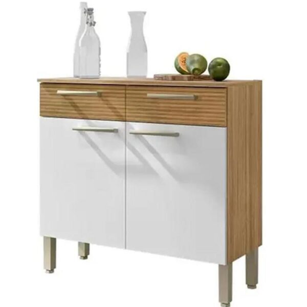 Balcão Compacto Nala 2Pts 2Gvt A. 0,86 L.0,90 P. 0,36.Cores Variadas