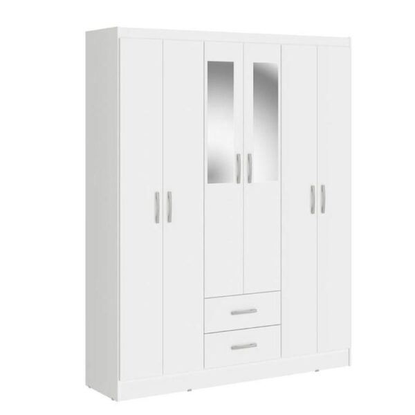 Roupeiro  Roma 6Pts 2Gvts- A.1,75 L.1,38 P.0,38 Cores Variadas.