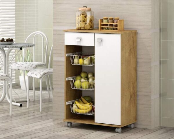 Fruteira Natasha 1P1G3C Alt 1,00Larg 0,68 Prof 0,37 Cores Variada