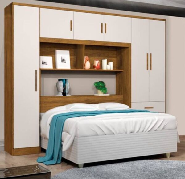 Roupeiro Modulado Top Cancun Casal 6Ptas 3Gvts. A.2,00 L.2,36 P.0,46 Cores Variadas.