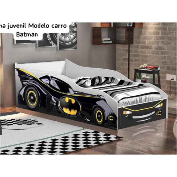 Cama Juvenil  Modelo Carro - Alt.: 0.53 - Larg.:0.70-Prof.:1.50 Variados