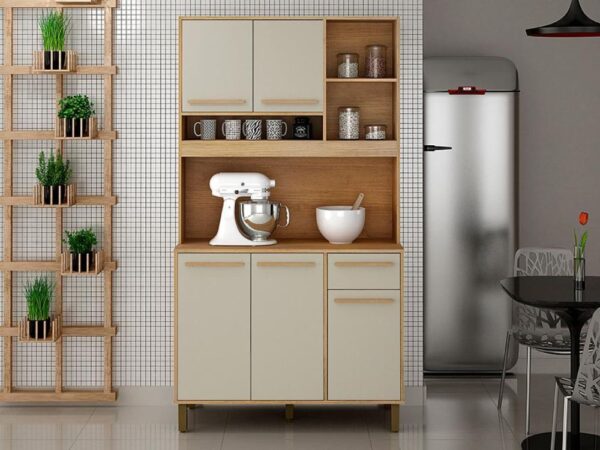 Pq Armário Kit de Cozinha Ametista 5 portas-A: 2.00-L: 1.10- P: 0.45 Cores Variadas