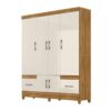 Roupeiro MS912  6Ptas  2Gvtas A. 2,04 L.1,65 P.0,47 Cores Variadas.