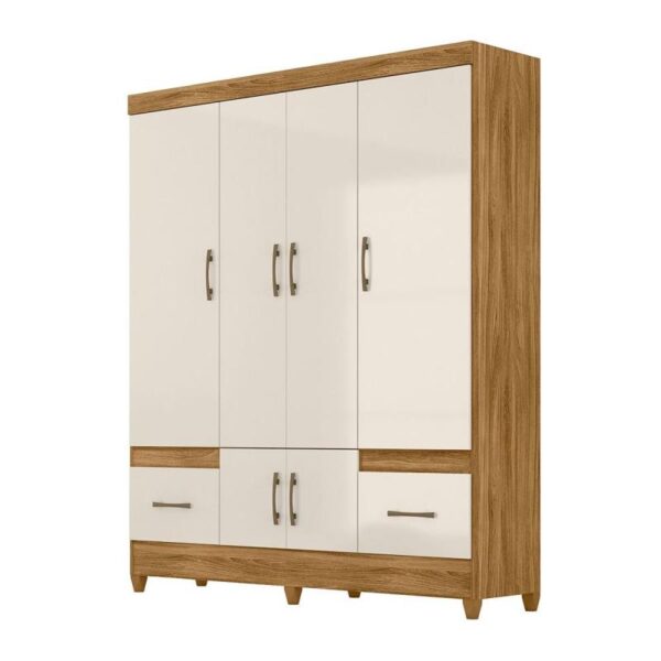 Roupeiro MS912  6Ptas  2Gvtas A. 2,04 L.1,65 P.0,47 Cores Variadas.