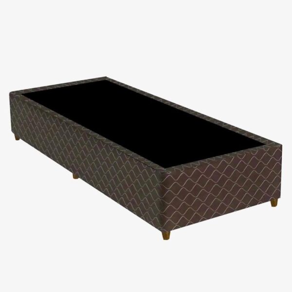 Lisa Base Gazin Poliester Solteiro - A.27x L.0.88 x C. 1.88 Cor Marrom.