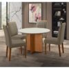 Sala Conjunto Mesa Maia  ( Malaga ) 90X90 4 Cad.TB Vd Imbuia Mel