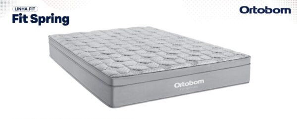 Mol Colchão Queen Fit Spring Molas Super-lastic 158x198x26 Ortobom.